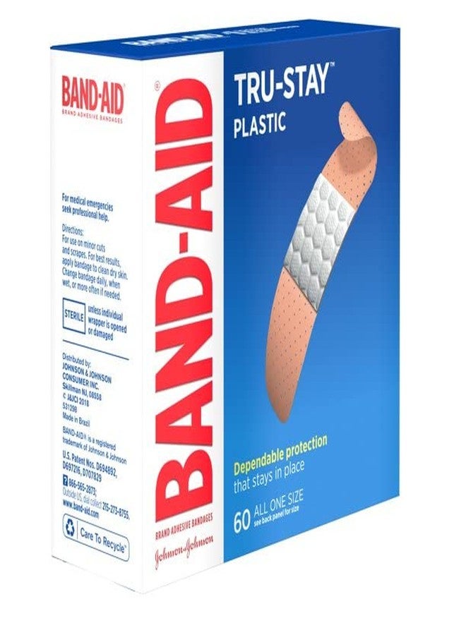 Johnson & Johnson Wholesale CASE of 25 - Johnson Band-Aid Plastic Bandages-Adhesive Bandages, Plastic, 3/4, All One Size, 60/BX - Image 5
